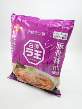 MANILA, PH-APR. 10 Nisan 2020 tarihinde Nissin Raoh ramen Manila, Filipinler.