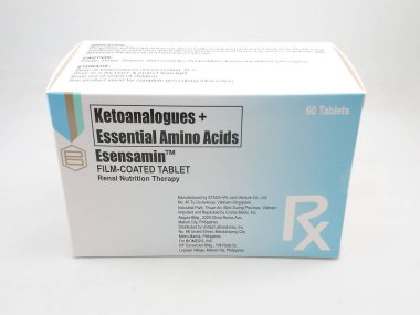 MANILA, PH-APR. 10: Ketoanalog ve temel amino asit Esensamin tableti 10 Nisan 2020 