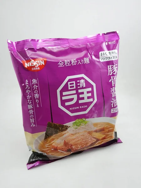 Manilla Apr Nissin Raoh Ramen April 2020 Manilla Filipijnen — Stockfoto