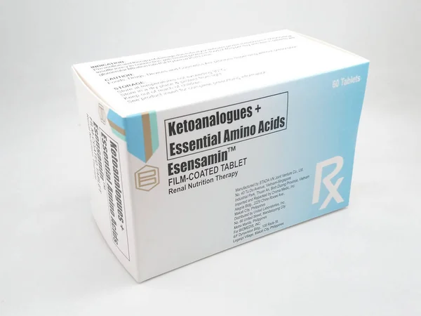 Manila Abr Ketoanálogos Aminoácidos Esenciales Tableta Esensamin Abril 2020 Manila — Foto de Stock