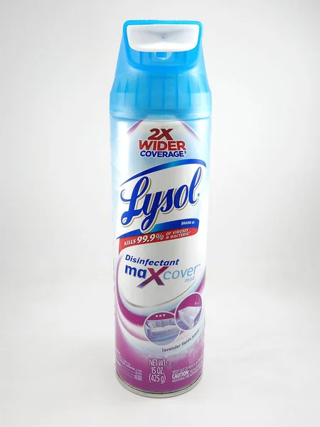 Manilla Apr Lysol Desinfectiemiddel Max Cover Spray April 2020 Manilla — Stockfoto
