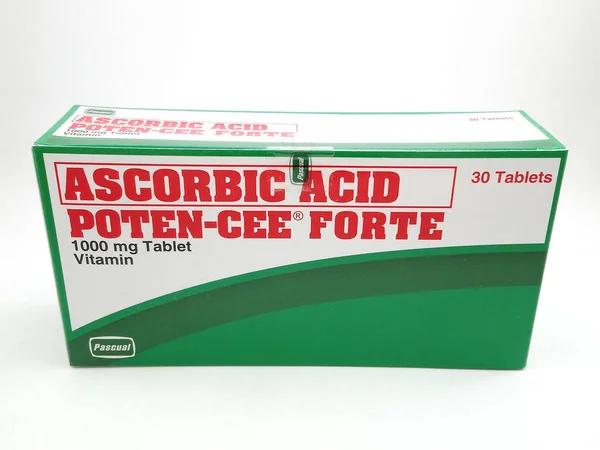 Manila Apr Ascorbic Acid Poten Cee Vitamin Tablets April 2020 — Stock fotografie