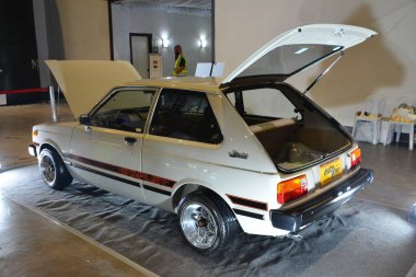 Pasay, PH - 28 Temmuz: Toyota star at Bumper to Bumper Prime car show 28 Temmuz 2019, Pasay, Filipinler. Bumper to Bumper, pazar sonrası arabaların yer aldığı bir araba fuarı..