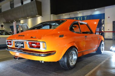 Pasay, PH - 28 Temmuz: Toyota corolla coupe at Bumper to Bumper Prime car show 28 Temmuz 2019, Pasay, Filipinler. Bumper to Bumper, pazar sonrası arabaların yer aldığı bir araba fuarı..