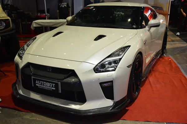 Pasay Juli Nissan Gtr Bumper Bumper Prime Bilutställning Den Juli — Stockfoto