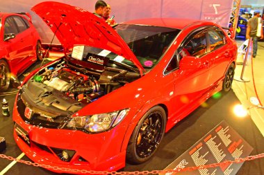 PAsay, PH - APR 23 - Honda Sport Show 'da 23 Nisan 2017 Pasay, Filipinler.
