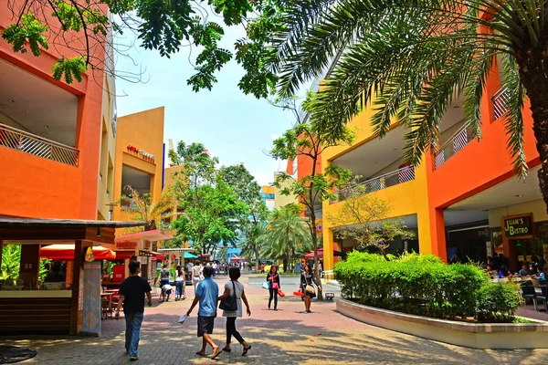 Pasay Apr Mall Asia Outdoor Walkway April 2017 Pasay Philippines — Stock Photo, Image