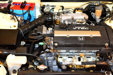 PAsay, PH - APR 23 - Honda sivil motoru 23 Nisan 2017 tarihinde Pasay, Filipinler 'de.