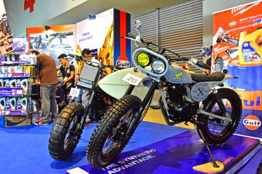PAsay, PH - APR 23 - Honda motosiklet Trans Spor Şovu 23 Nisan 2017 Pasay, Filipinler.