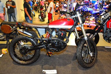 PAsay, PH - APR 23 - Honda x200 motosiklet Trans Sport Show 'da 23 Nisan 2017 Pasay, Filipinler.
