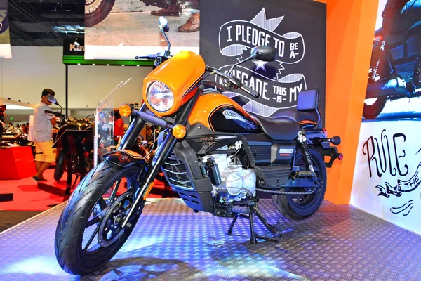 Pasay Apr Renegade Sportovní Motocykl Trans Sport Show Dne Dubna — Stock fotografie