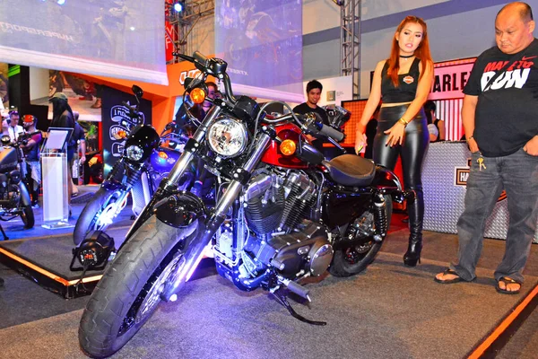 Pasay Apr Harley Davidson Motosiklet Trans Sport Show Nisan 2017 — Stok fotoğraf