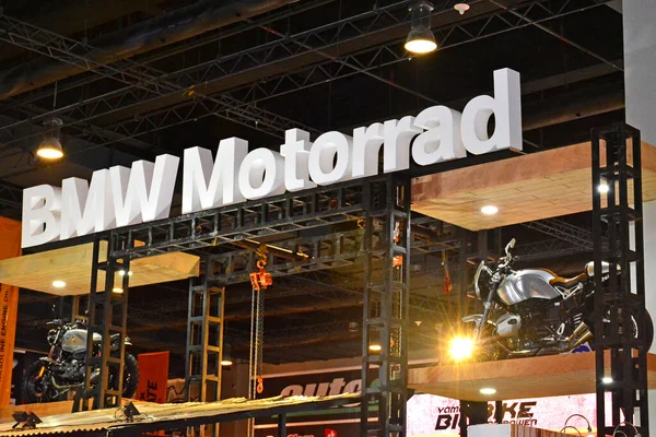 Pasay Apr Bmw Motorrad Motorcycle Sign Trans Sport Show April — стоковое фото