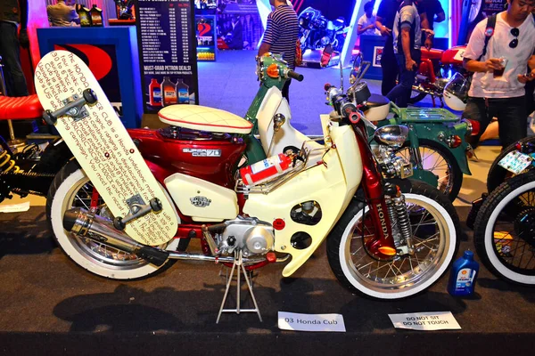 Pasay Apr Honda Cub Motocykl Trans Sport Show Dniu Kwietnia — Zdjęcie stockowe