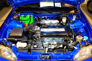 PAsay, PH - APR 23 - Honda sivil motoru 23 Nisan 2017 tarihinde Pasay, Filipinler 'de.