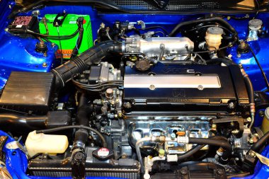 PAsay, PH - APR 23 - Honda sivil motoru 23 Nisan 2017 tarihinde Pasay, Filipinler 'de.