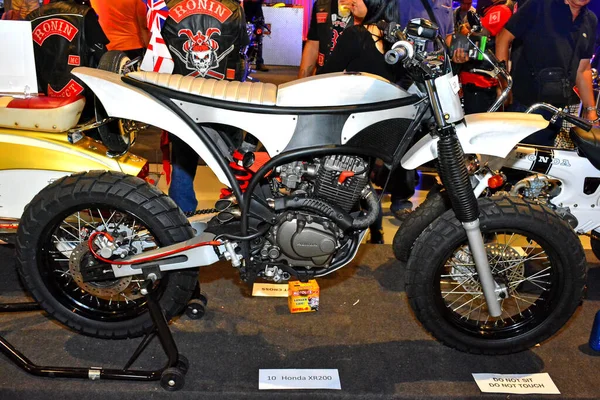 Pasay Apr Honda Xr200 Motorkerékpár Trans Sport Show Április 2017 — Stock Fotó