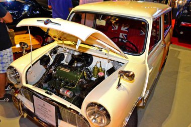 Pasay, PH - PR 23 - Morris mini gezgin Trans Sport Show 'da 23 Nisan 2017 Pasay, Filipinler.