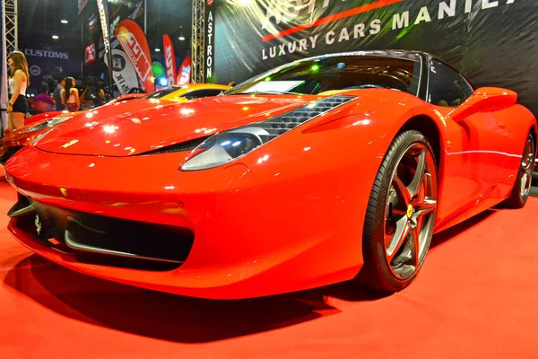 Pasay Apr Ferrari 458 Italia Trans Sport Show Апреля 2017 — стоковое фото