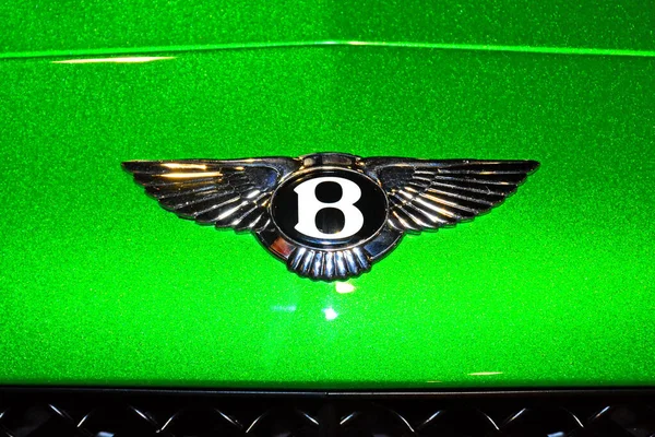 Pasay Apr Bentley Continental Emblem Trans Sport Show April 2017 — Stock Photo, Image