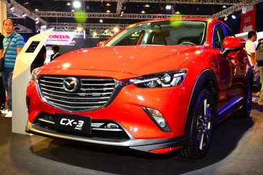 Pasay, PH - APR 1 - Mazda cx - 3 Manila Uluslararası Otomobil Fuarı 1 Nisan 2017, Pasay, Filipinler.