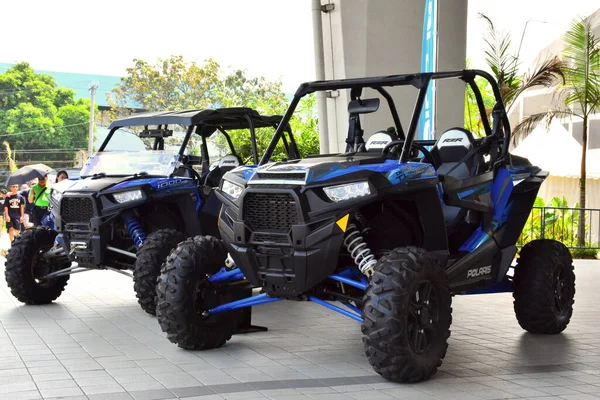 PAsay, PH - APR 1 - 1 Nisan 2017 tarihinde Manila Uluslararası Otomobil Fuarı 'nda Polaris atv.