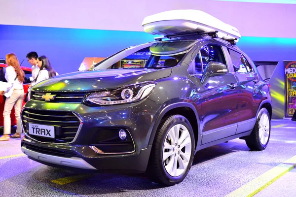 Pasay, PH - APR 1 - Manila Uluslararası Otomobil Fuarı 'nda Chevrolet Trax 1 Nisan 2017, Pasay, Filipinler.