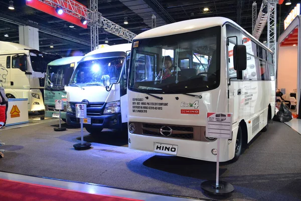 Pasay Július Hino Eco Közműves Jármű Philauto Show Július 2019 — Stock Fotó