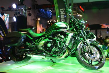 Pasay, PH - 16 Haziran - Kawasaki motosiklet Makina Moto Show 'da 16 Haziran 2019 Pasay, Filipinler.