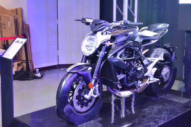 Pasay, PH - 16 Haziran - MV Agusta motosikleti 16 Haziran 2019 tarihinde Pasay, Filipinler 'de.