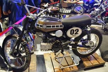 PAsay, PH - 16 Haziran - Honda motosiklet Makina Moto Show 'da 16 Haziran 2019 Pasay, Filipinler.