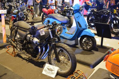 PAsay, PH - 16 Haziran - Honda motosiklet Makina Moto Show 'da 16 Haziran 2019 Pasay, Filipinler.