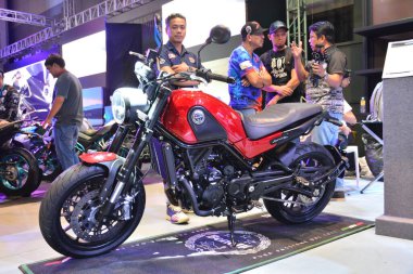 Pasay, PH - 16 Haziran - Benelli motosiklet Makina Moto Show 'da 16 Haziran 2019 Pasay, Filipinler.