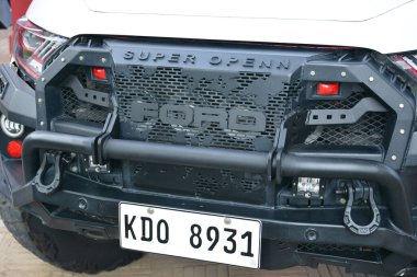 QUEZON CITY, PH - 15 Haziran - Ford Ranger 15 Haziran 2019 'da Quezon City, Filipinler' de Sportline Auto Show 'dan aldı