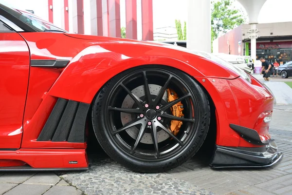 Quezon City Giugno Nissan Gtr Wheel Sportline Magazine Auto Show — Foto Stock