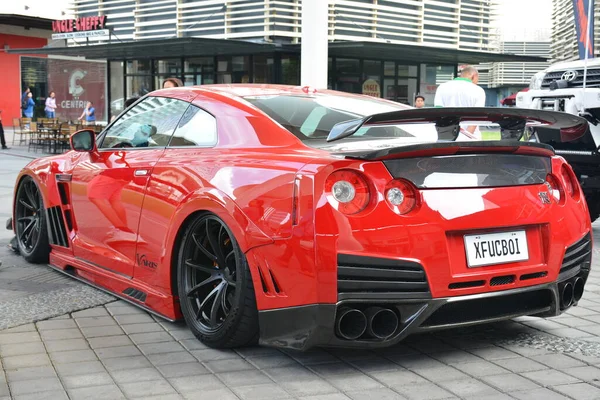 Quezon City Haziran Nissan Gtr Spor Hattı Otomobil Fuarı Haziran — Stok fotoğraf