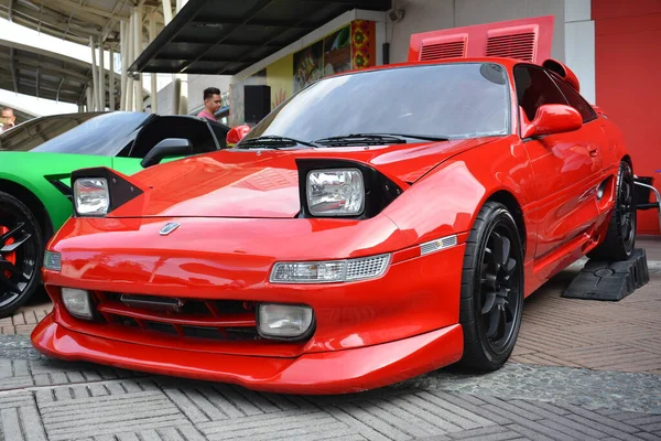 QUEZON CITY, PH - 15 Haziran - Toyota MR2 Spor Hattı Otomobil Fuarı 15 Haziran 2019 tarihinde Quezon City, Filipinler