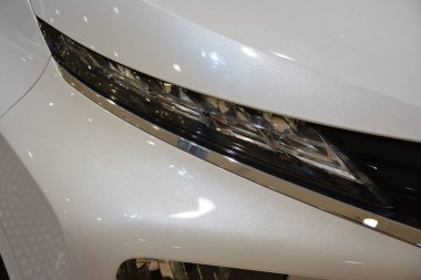 MANDALUYONG, PH - NOV 22 - Mitsubishi Xpander 22 Kasım 2018 'de SM Megamall' da Mandaluyong, Filipinler.