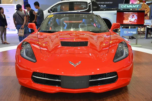 Mandaluyong Nov Chevrolet Corvette Stingray Megamall Dniu Listopada 2018 Mandaluyong — Zdjęcie stockowe