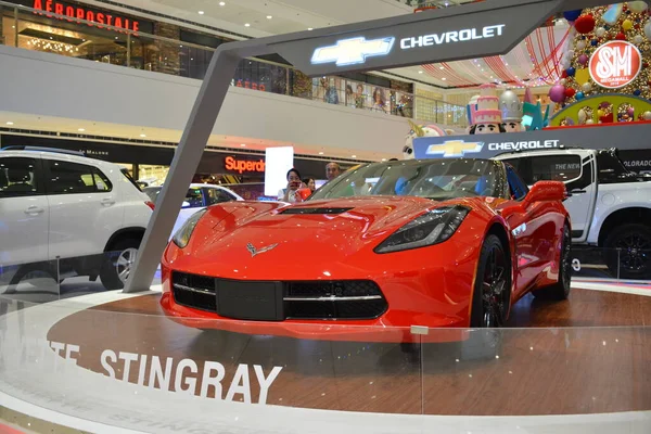 Mandaluyong Nov Chevrolet Corvette Stingray Megamall Novembro 2018 Mandaluyong Filipinas — Fotografia de Stock