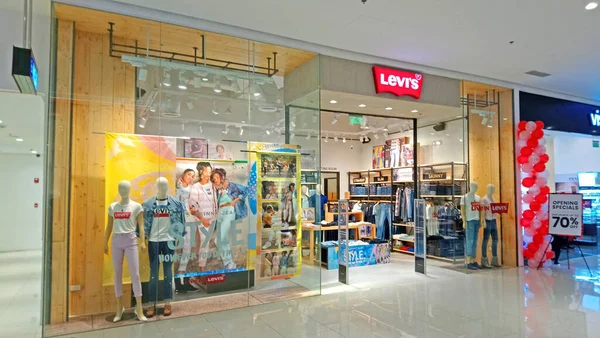 Quezon City Abril Fachada Levis Ayala Malls Cloverleaf Abril 2018 — Fotografia de Stock