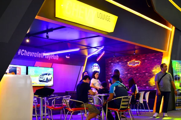 Pasay April Chevrolet Chevy Lounge Manila International Auto Show Pada — Stok Foto