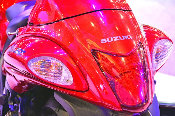 Pasay April Suzuki Hayabusa Motorcycle Brake Light Manila International Auto — стокове фото