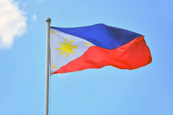 Pasay Apr Bandeira Nacional Filipina Abril 2018 Pasay Filipinas Bandeira — Fotografia de Stock