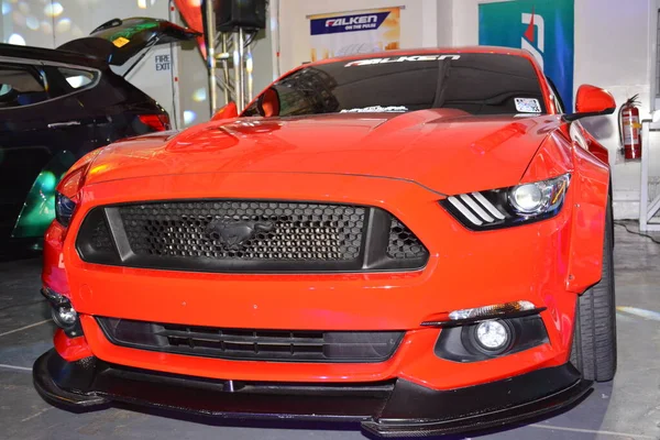 Pasig Mei Ford Mustang Hot Import Nights Autoshow Mei 2019 — Stockfoto