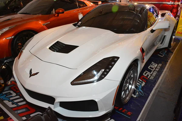 Pasig Maio Chevrolet Corvette Stingray Hot Import Nights Carro Show — Fotografia de Stock