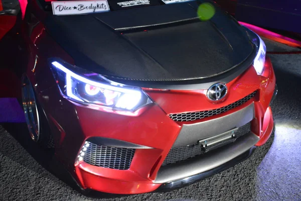Pasig Května Toyota Vios Autosalonu Hot Import Nights Května 2019 — Stock fotografie