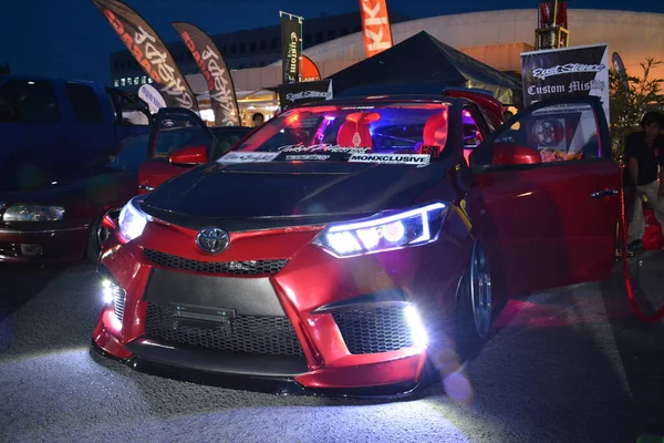Pasig Května Toyota Vios Autosalonu Hot Import Nights Května 2019 — Stock fotografie