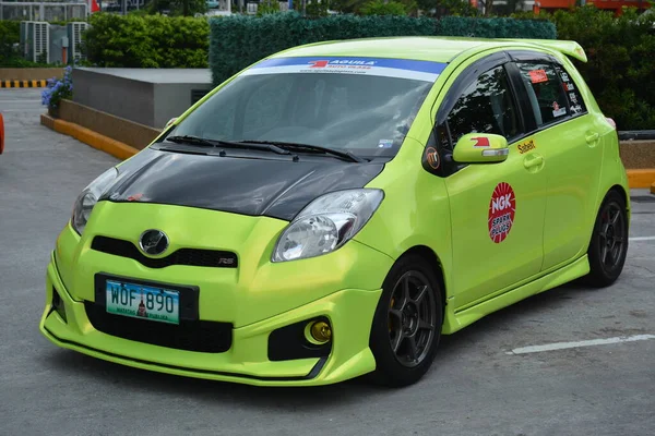 Pasay May Toyota Yaris Toyota Carfest Травня 2019 Року Пасаї — стокове фото