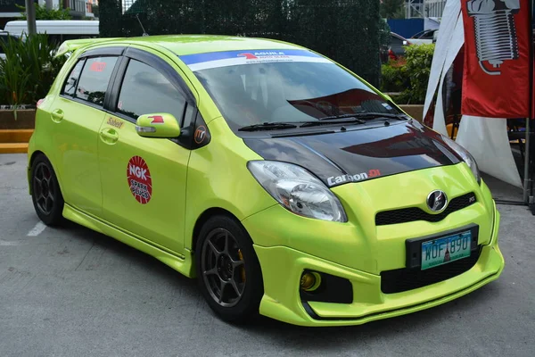 Pasay May Toyota Yaris Toyota Carfest Травня 2019 Року Пасаї — стокове фото